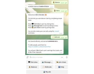 BCH Click Bot ¡SI PAGA!