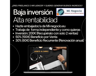 Mi-Negocio.eu - Genera ingresos como Freelance o Influencer