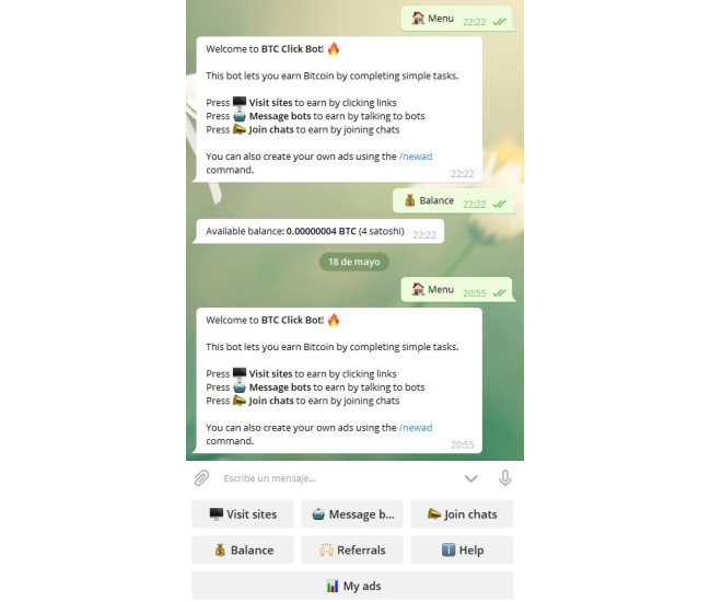 BTC Click Bot ¡SI PAGA!