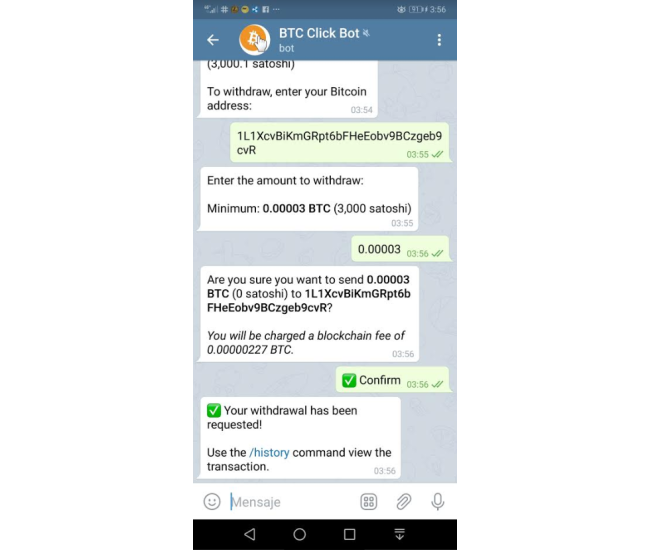 BTC Click Bot ¡SI PAGA!