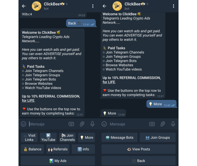 ClickBee ¡Sí PAGA!