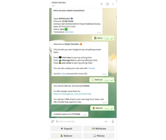 Doge Click Bot ¡SI PAGA!