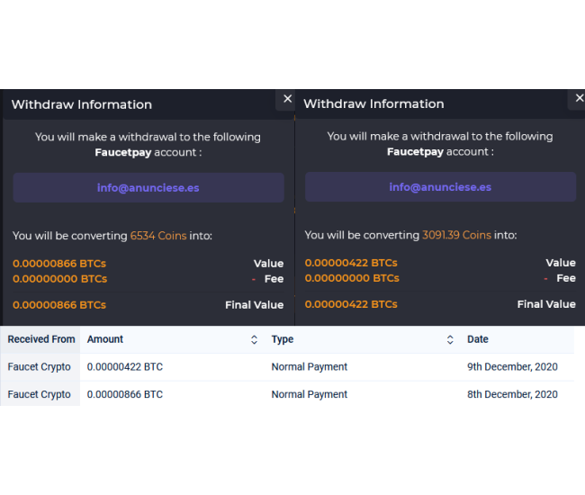Faucet Crypto ¡SI PAGA!