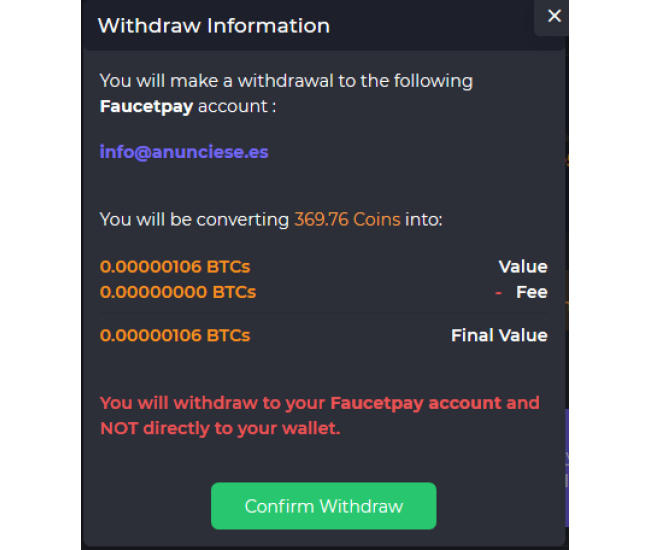 Faucet Crypto ¡SI PAGA!