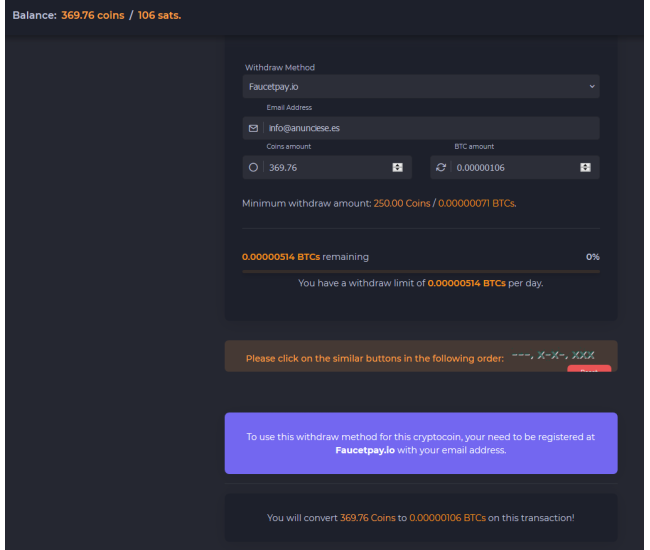 Faucet Crypto ¡SI PAGA!