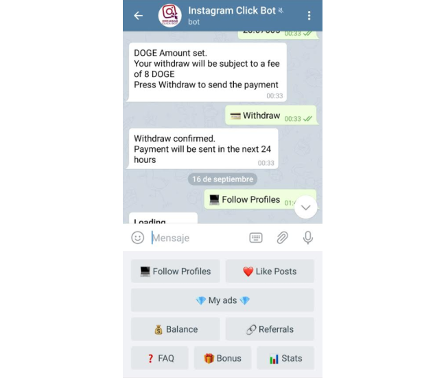 Instagram Click Bot ¡SI PAGA!