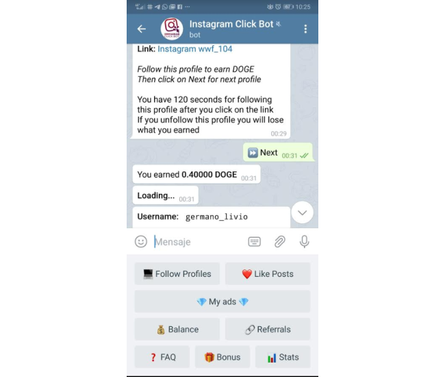 Instagram Click Bot ¡SI PAGA!