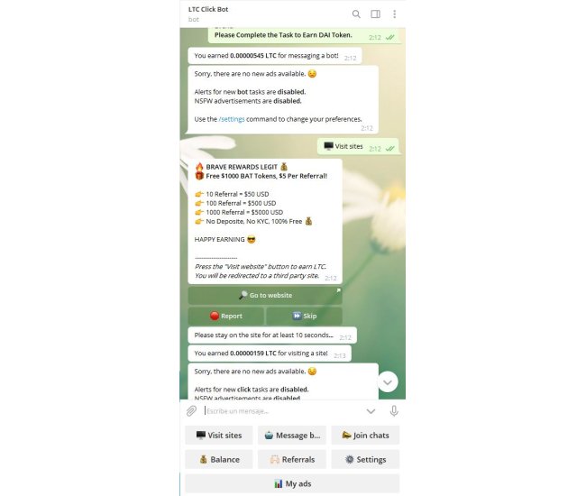 LTC Click Bot ¡SI PAGA!
