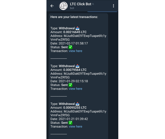 LTC Click Bot ¡SI PAGA!