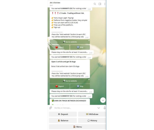 ZEC Click Bot ¡SI PAGA!